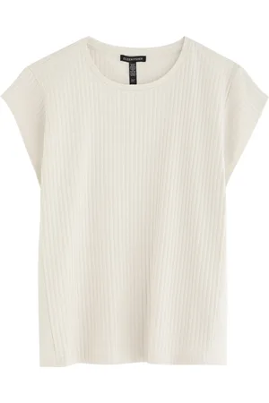 Eileen Fisher Ribbed Stretch-jersey top - - M (UK 14-16 / L)