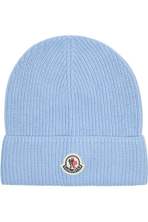 Moncler Logo Ribbed Cotton Beanie - - One Size