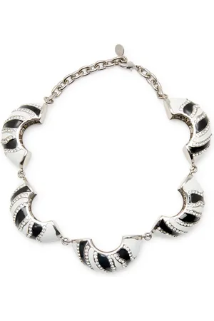 Jacquemus Le Collier Zebra Enamelled Necklace - - One Size