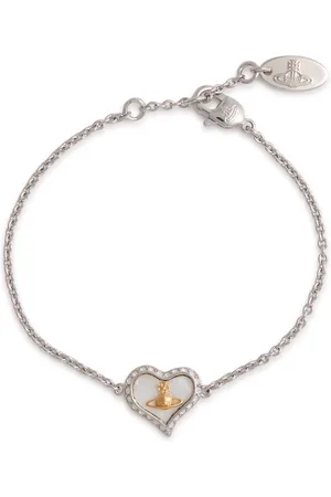Vivienne Westwood Petra Heart Embellished Bracelet - - One Size