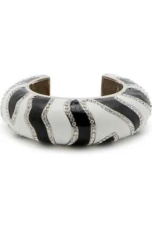 Jacquemus Le Bracelet Zebra Enamelled Cuff - - One Size
