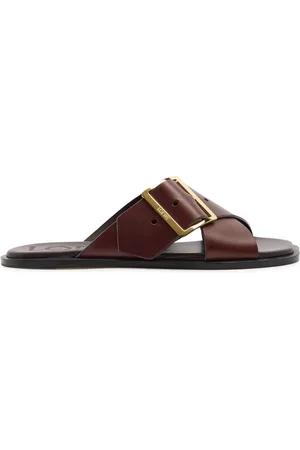 Loewe Petal Leather Sliders - - 36 (IT36 / UK3)