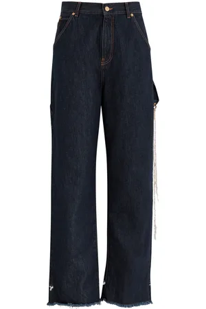 DARKPARK Lisa Pearl-embellished Straight-leg Jeans - - 25 (W25 / UK6 / XS)