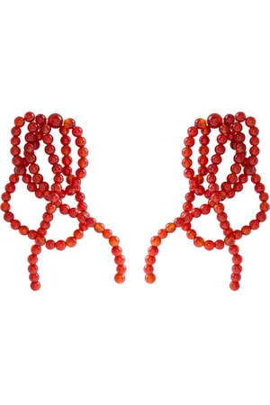COMPLETEDWORKS Beaded Agate Silver-plated Drop Earrings - - One Size