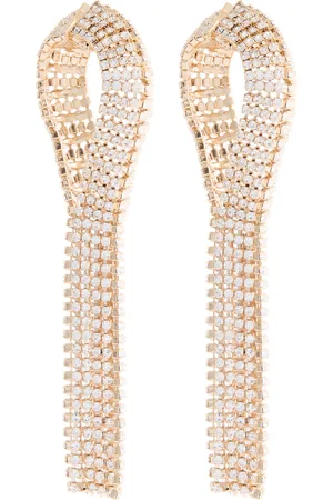 Paco rabanne Fringed Crystal-embellished Drop Earrings - - One Size