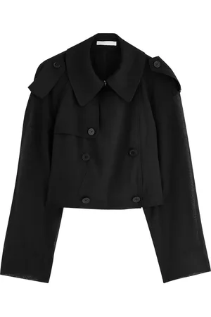 Helmut Lang Double-breasted Wool-blend Trench Coat - - L (UK14 / L)
