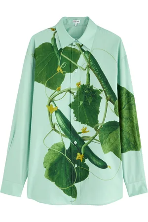 Loewe Printed Cotton-blend Shirt - - L (UK14 / L)