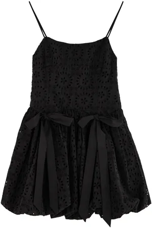 Damson Madder Penelope Broderie Anglaise Cotton Mini Dress - - 10 (UK10 / S)