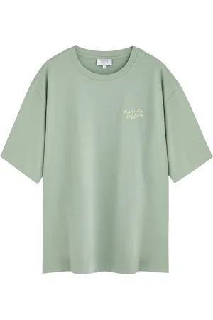 Maison Kitsuné Logo-embroidered Cotton T-shirt - - L