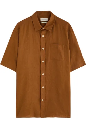 OLIVER SPENCER Atlanta Linen Shirt - - L