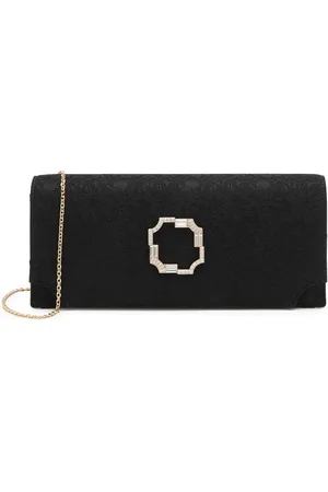 MALONE SOULIERS Vivien Crystal-embellished Lace Clutch - - One Size