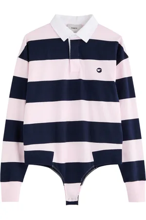 COPERNI Striped Cotton Polo Bodysuit - - L (UK14 / L)