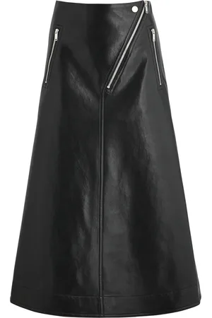 Nanushka Aleka Faux Leather Midi Skirt - - M (UK12 / M)
