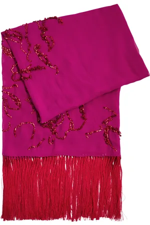 DRIES VAN NOTEN Felicia Sequin-embellished Georgette Scarf - - One Size