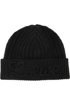 Loewe Logo-appliqué Ribbed Wool Beanie - - One Size