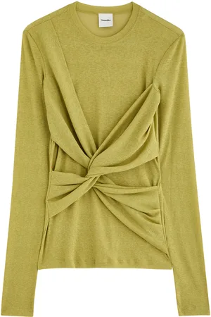 Nanushka Izolda Knotted Jersey top - - L (UK14 / L)