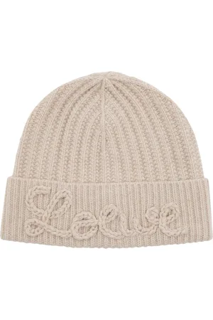 Loewe Logo-appliqué Ribbed Wool Beanie - - One Size