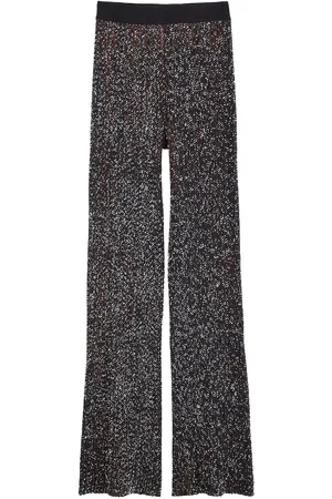 Missoni Striped Sequin-embellished Knitted Trousers - - IT40 (UK8 / S)