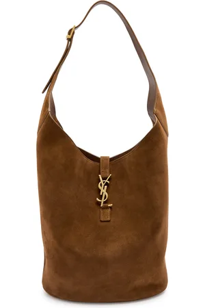 Saint Laurent Le 5 à 7 Hobo Suede Bucket bag - - One Size
