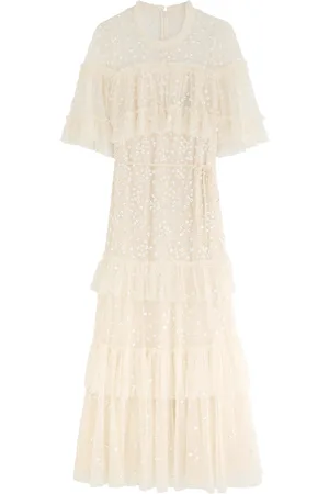 Needle & Thread Leila Dot Embellished Tiered Tulle Gown - - 10 (UK10 / S)