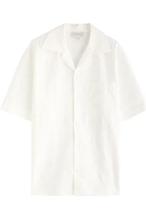 Drôle de Monsieur DRÔLE DE Monsieur La Chemise Brodée Embroidered Cotton Shirt - - S