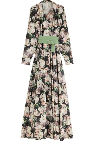 Norma Kamali Floral-print Shell Maxi Dress - - L (UK14 / L)