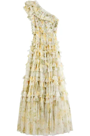 Needle & Thread Rose Lisette One-shoulder Floral Tulle Gown - - 16 (UK16 / XL)