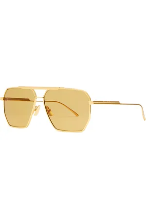 Bottega Veneta Hexagon-frame Sunglasses - - One Size