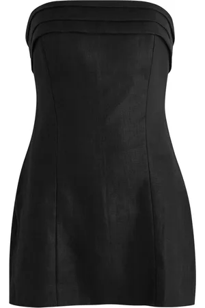 FAITHFULL THE BRAND Fleuri Strapless Linen top - - L (UK14 / L)