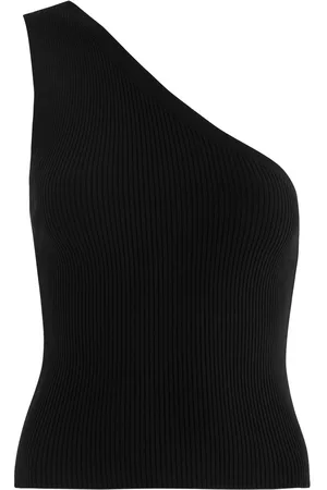 Free People Good Taste One-shoulder Ribbed-knit Tank - - L (UK16-UK18 / L)