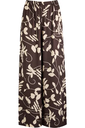 FAITHFULL THE BRAND Chambien Printed Satin Trousers - - S (UK8-10 / S)