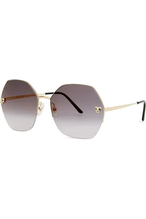 Cartier Panthère De -tone Oversized, Sunglasses, Acetate