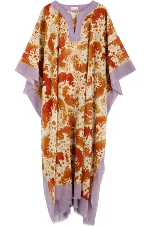 DRIES VAN NOTEN Cartland Printed Cotton Kaftan Dress - - One Size