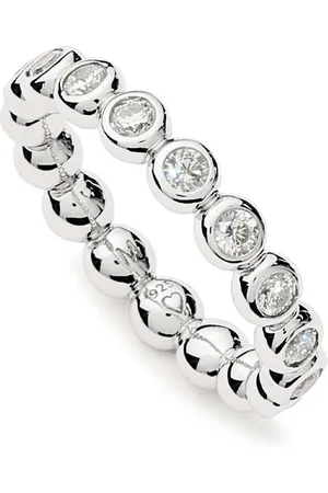 Missoma Tennis Eternity Sterling Ring - N (UK N / US 6.75)