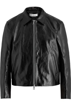 OUR LEGACY Mini Glossed Leather Jacket - - 48 (IT48 / M)