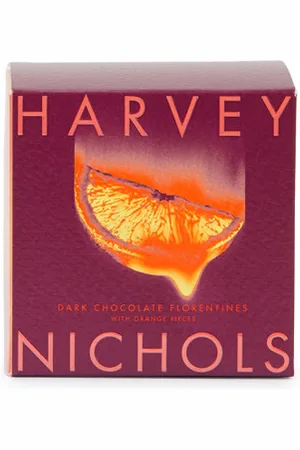 HARVEY NICHOLS Dark Florentines With Orange Pieces, Biscuits - 195g