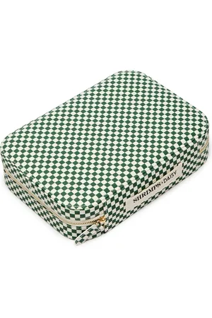 Daisy London X Shrimps Large Checked Jewellery Case - - One Size
