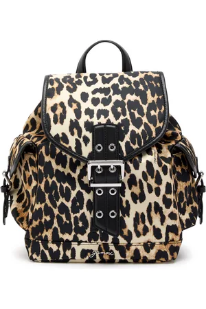 Ganni Bucky -print Nylon Backpack - One Size