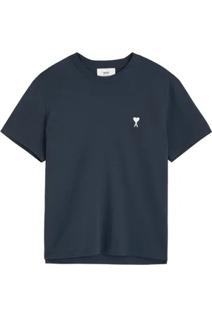 Ami Logo-embroidered Cotton T-shirt - - M