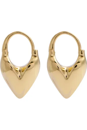 Otiumberg Roscida Heart 14kt Vermeil Hoop Earrings - One Size