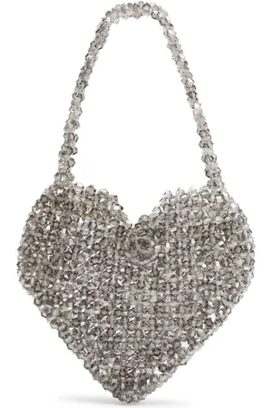 Sister Jane Swan Mini Beaded Heart top Handle bag - One Size