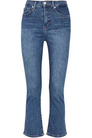 VERONICA BEARD Carly Cropped Kick-flare Jeans - - W24