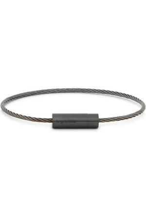 Le Gramme 5g Brushed Ceramic Cable Bracelet - 20 (M)