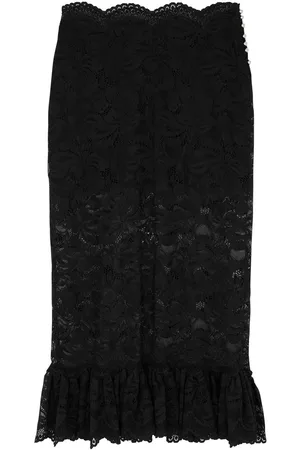 Paco rabanne Floral Lace Midi Skirt - - 38 (UK10 / S)