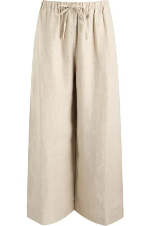 FAITHFULL THE BRAND Jones Wide-leg Linen Trousers - - L (UK14 / L)