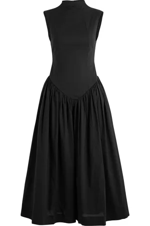 De La Vali Luvisa Cotton-poplin Midi Dress - - 6 (UK6 / XS)