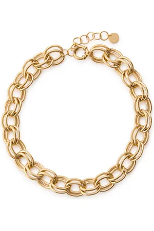 Anisa Sojka The Juliet Interlocking 18kt -plated Chain Necklace - One Size