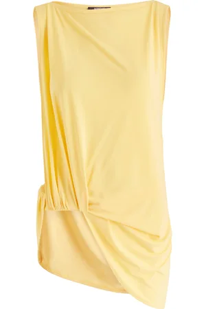 Jacquemus Le Haut Peplo Draped Jersey top - - M (UK12 / M)