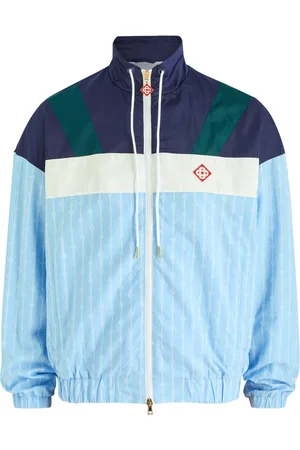 Casablanca Panelled Jacquard Cotton-blend Track Jacket - - L