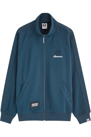 AAPE Logo-jacquard Jersey Track Jacket - - M
